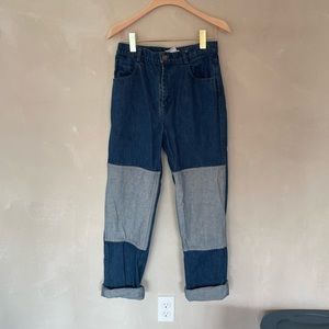Carleen denim two tone jeans - size 6